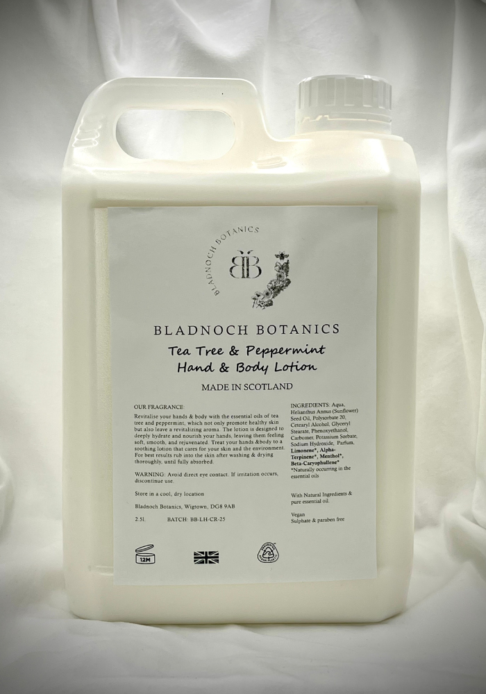 Tea Tree & Peppermint Hand & Body Lotion 2.5l