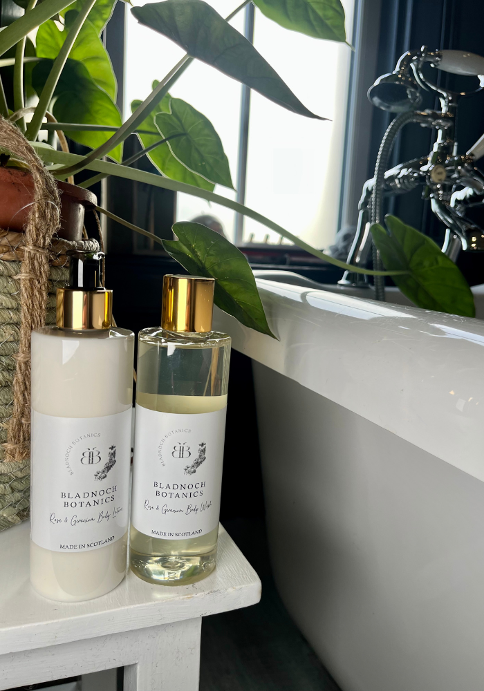 Rose & Geranium Body Wash & Body Lotion
