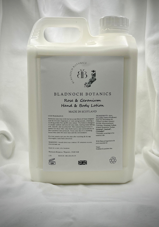Rose & Geranium Body Lotion 2.5l