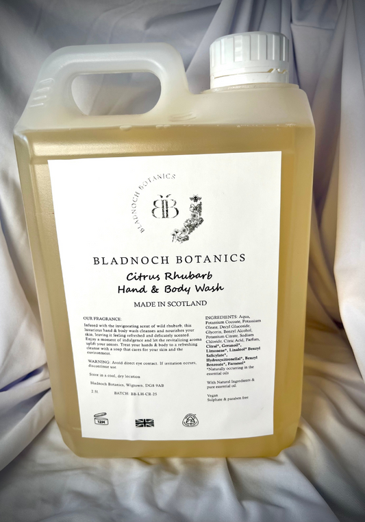 Citrus Rhubarb Hand & Body Wash 2.5l